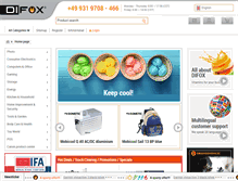 Tablet Screenshot of difox.com